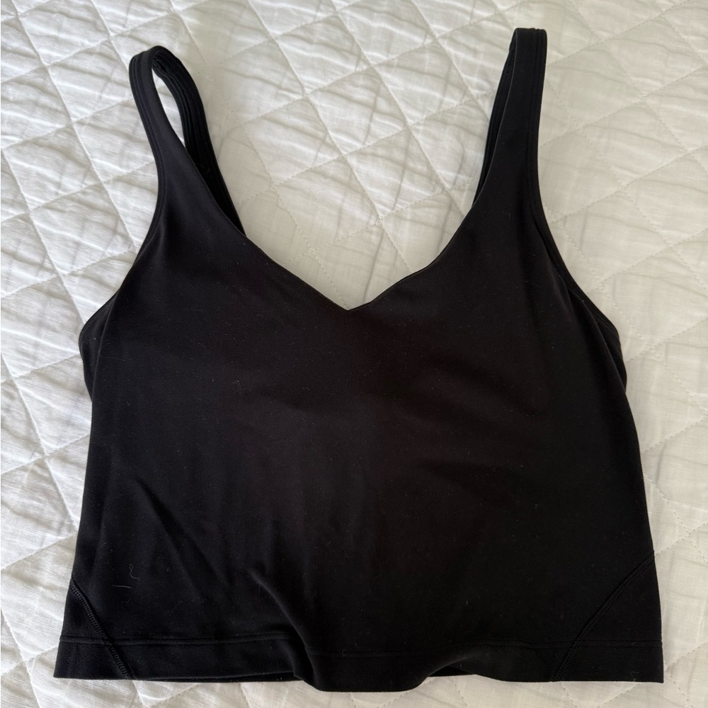 lululemon athletica Black Tank Top